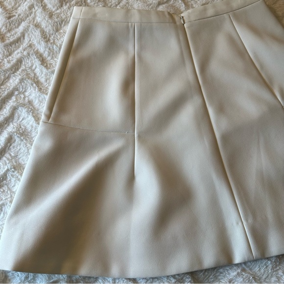 J.Crew Ivory A Line Skirt Size 4 - Picture 6 of 11